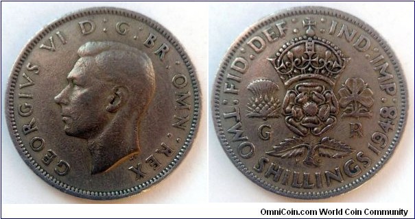2 shillings. 1948 (III)
