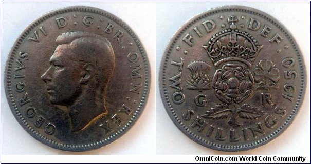 2 shillings. 1950