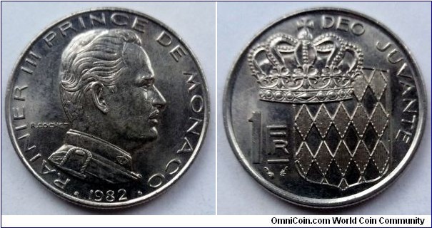 Monaco 1 franc.
1982