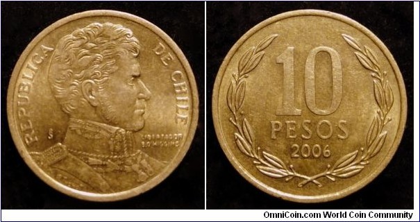 Chile 10 pesos.
2006