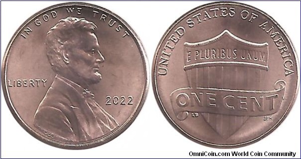 USA One Cent 2022