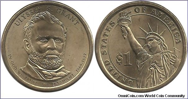 US 18th President Ulysses S Grant 2011D