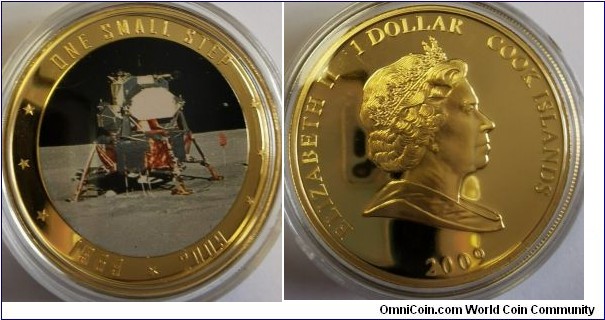 $1 One Small Step. Moon Landing, 1969-2008 