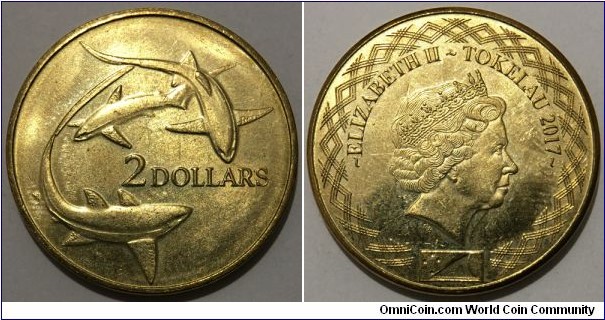 2 Dollars (Dependent Territory of New Zealand / Queen Elizabeth II // Aluminium-Bronze)