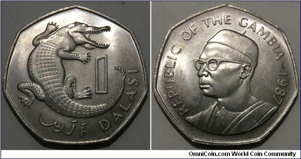 1 Dalasi (Republic of the Gambia // Copper-Nickel)