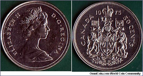 Canada 1975 50 Cents.