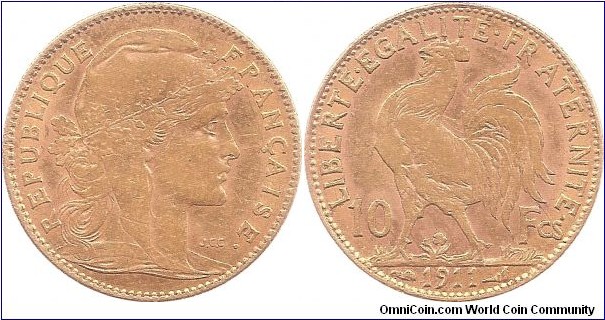 10 Francs 1911 France