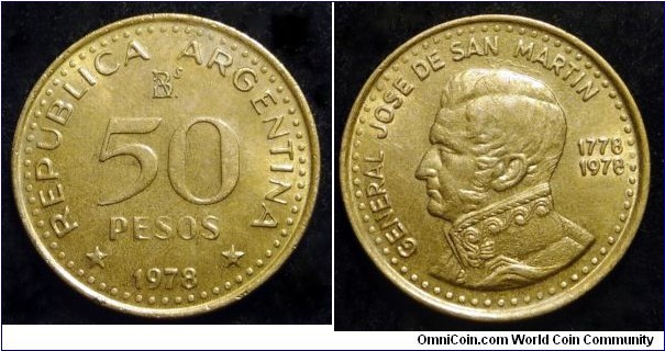 Argentina 50 pesos.
1978
