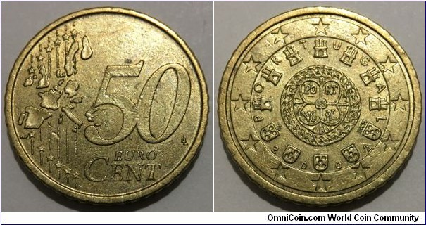 50 Euro Cent (European Union - 3rd Portuguese Republic // Nordic Gold) 