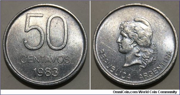50 Centavos (Argentine Republic // Aluminium)
