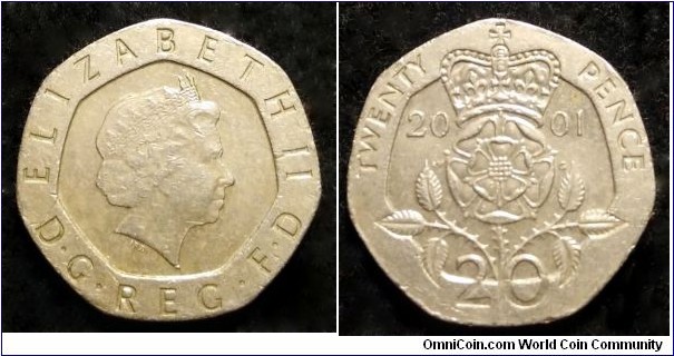 20 pence. 2001