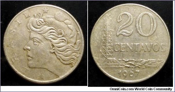 Brazil 20 centavos.
1967