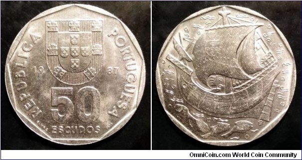 Portugal 50 escudos.
1987 (III)