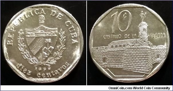 Cuba 10 centavos.
1999 (II)