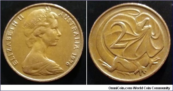 Australia 2 cents.
1976