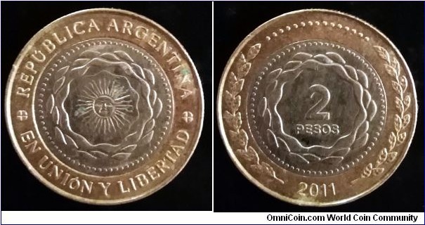 Argentina 2 pesos.
2011