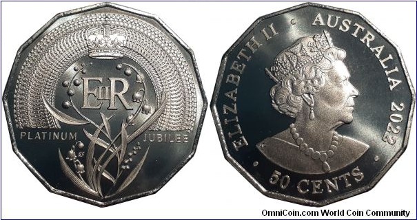 50 cents Platinum Jubilee 