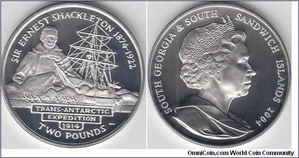  £2 Ernest Shackleton 1874-1922
