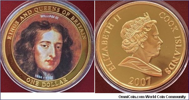 $1 Kings & Queens of the UK William III