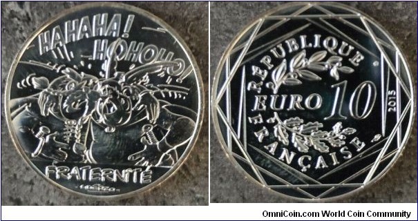 10 Euro Asterix fraternité in Belgium