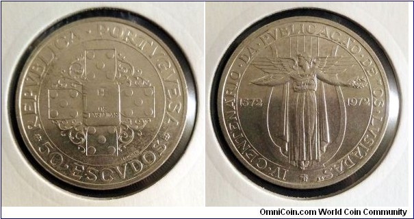 Portugal 50 escudos.
1972, 400th Anniversary of Heroic Epic 