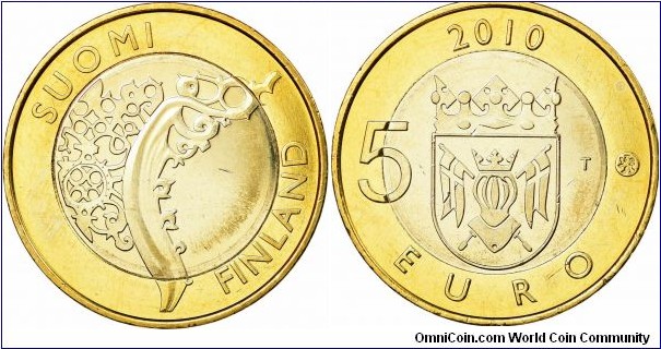 5 Euro, Provinces - Finland Proper