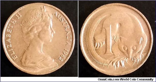 Australia 1 cent.
1982