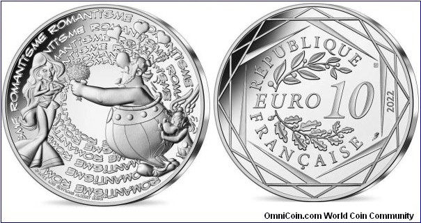 10 Euros Asterix  Romanticism #14-18