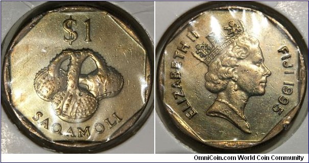 1 Dollar (Republic of Fiji / Aluminium-Bronze)