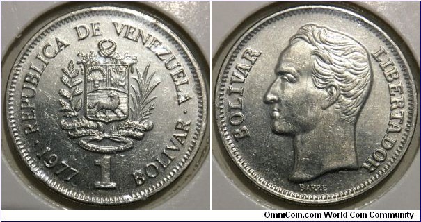 1 Bolivar (4th Republic of Venezuela // Nickel 5g)