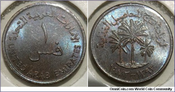 1 Fils (UAE / Bronze 1.5g) 