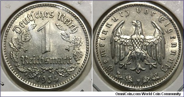1 Reichsmark (Third Reich // Nickel 4.85g)