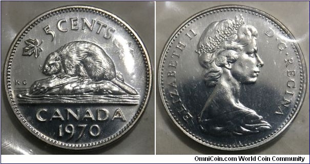 5 Cents (Commonwealth - Federal State of Canada / Queen Elizabeth II // Nickel 4.54g) 