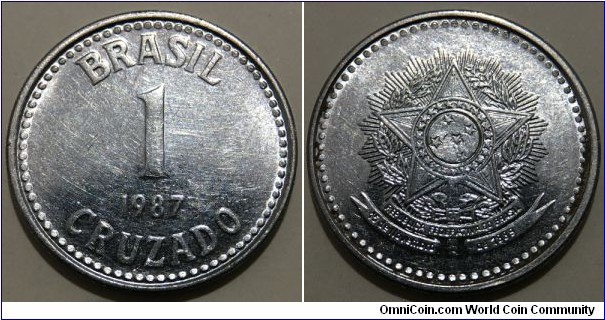 1 Cruzado (Federative Republic of Brazil // Stainless Steel) 