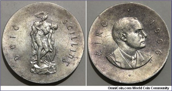 10 Scilling (Republic of Ireland / 50th Anniversary of the 1916 Easter Rising // SILVER 0.833 / 18.144g / ⌀30.5mm / 2 million were minted - 1.270.000 were melted down)