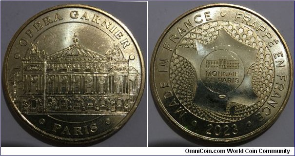 Monnaie de Paris - Tourist Token (Opera Garnier / Nordic Gold)