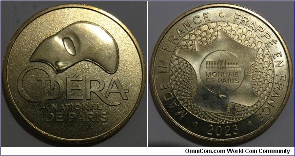 Monnaie de Paris - Tourist Token (Paris National Opera / Nordic Gold)