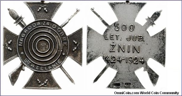 Polish medal for good shooting.
