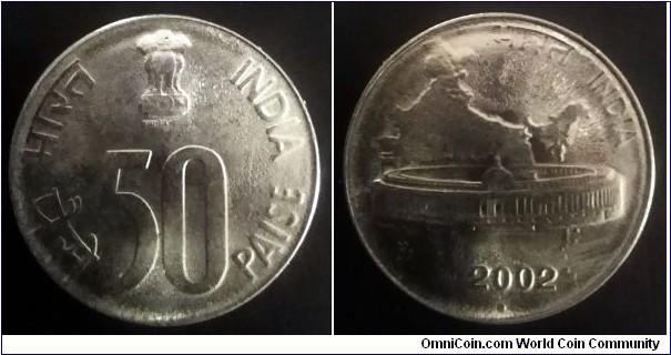 India 50 paise. 2002, Mint Noida.