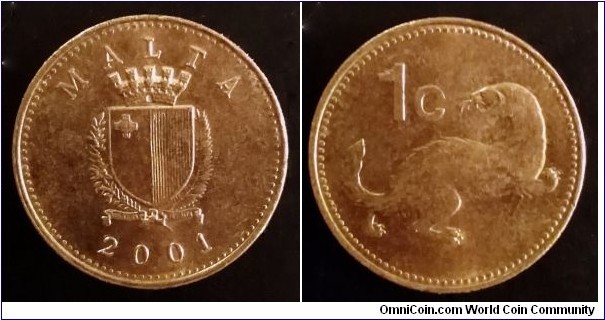 Malta 1 cent. 2001