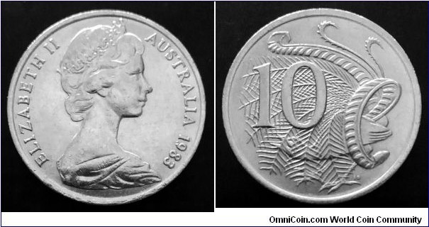 Australia 10 cents. 1983
