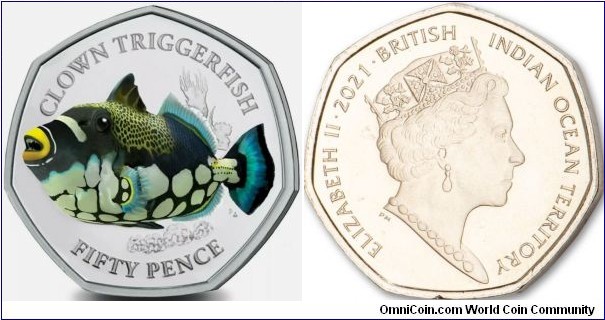 BIOT 50p Sea Creatures, Clown Triggerfish