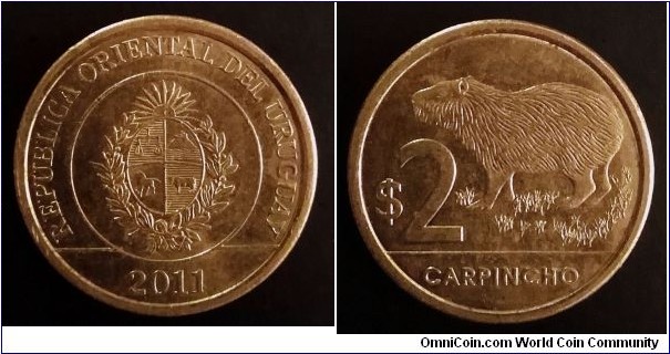 Uruguay 2 pesos. 2011 (II)