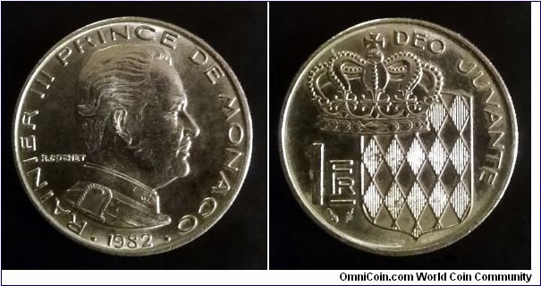 Monaco 1 franc. 1982 (II)