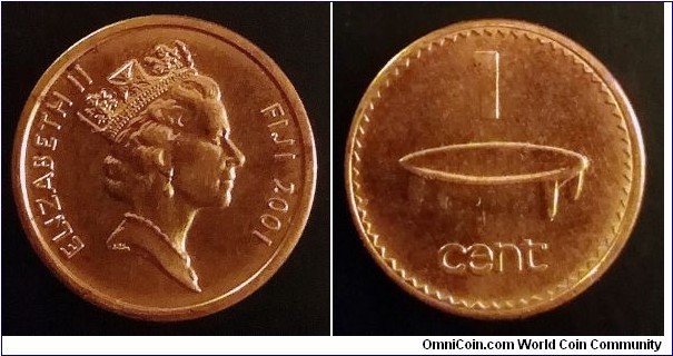 Fiji 1 cent. 2001