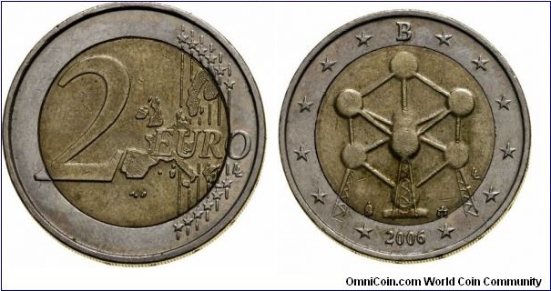 Belgium 2 Euro - Atomium