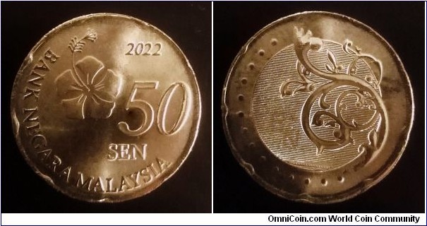 Malaysia 50 sen. 2022