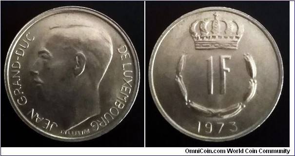 Luxembourg 1 franc. 1973 (II)
