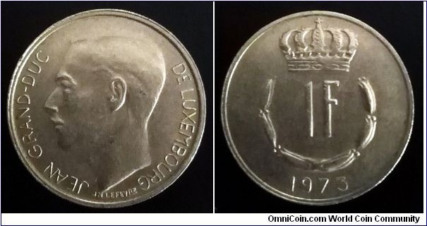 Luxembourg 1 franc. 1973 (IV)