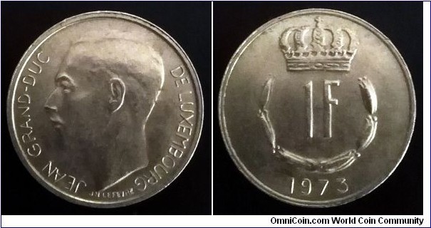 Luxembourg 1 franc. 1973 (V)
